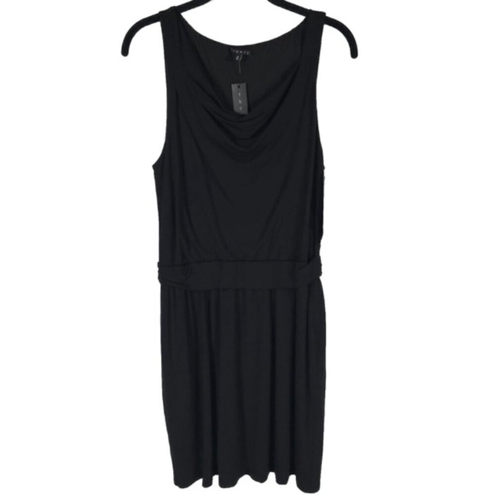 NWT THEORY USA 🇺🇸‎ Made JAYSA K SULLA Sleeveless Cowl Nk Dress C0425614 MEDIUM